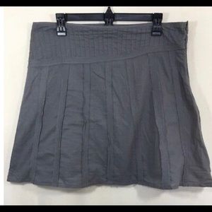 Women’s Akini black Cotton skirt with stripes within the fabric
